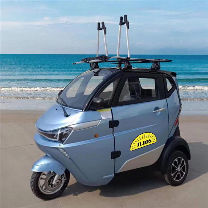 EEC Electric Tricycle, New Trend 3-Wheeler Motorcycle With Closed Cabin