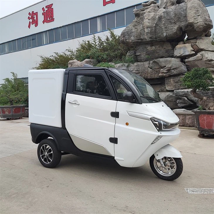 L5e China Pedal Cargo Tricycle New Energy Electric Delivery Vehicle With Van Box For Sale L5e China Pedal Cargo Tricycle New Energy Electric Delivery Vehicle With Van Box For Sale