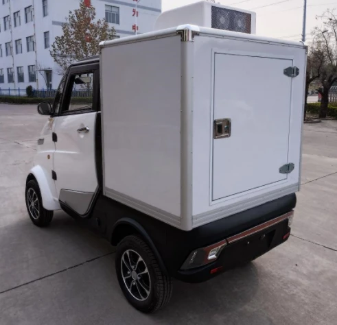 Mini Electric Refrigerated Logistics Truck Light-duty Delivery Van With EEC DOT For European And American Markets