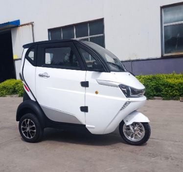 3 000 W 3-minikolobežka, elektrický motocykel trojkolka s uzavretou kabínou