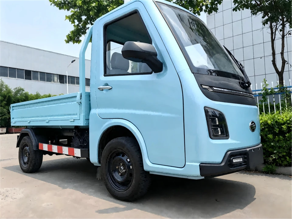 Global Trend New Energy Electric Truck Mini Pickup With Hopper And Cargo Box Global Trend New Energy Electric Truck Mini Pickup With Hopper And Cargo Box